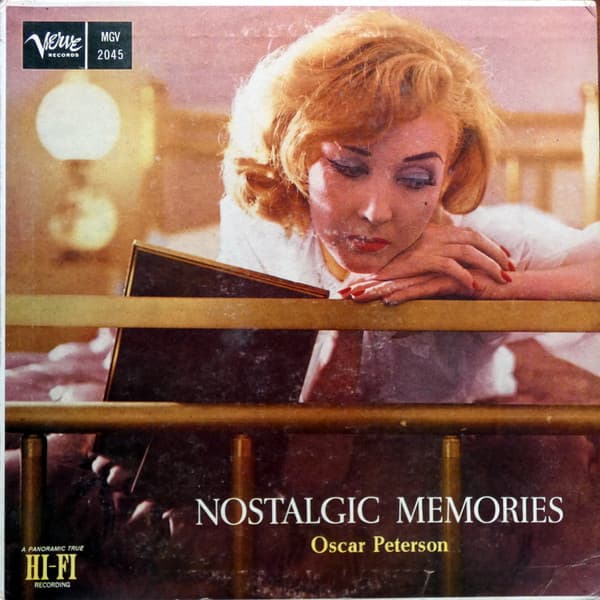 Oscar Peterson – Nostalgic Memories vinyl cover art