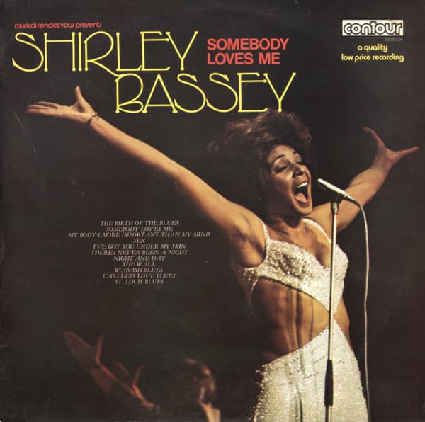 Shirley Bassey – Somebody Loves Me vinyl cover art