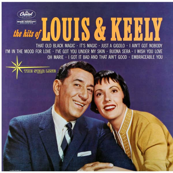 Louis Prima & Keely Smith – The Hits Of Louis & Keely vinyl cover art