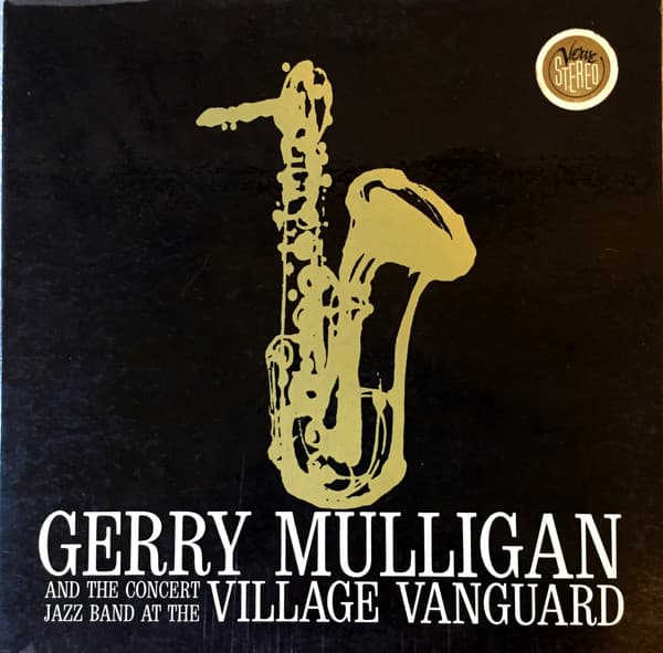 Gerry Mulligan & The Concert Jazz Band – At The Village Vanguard vinyl cover art