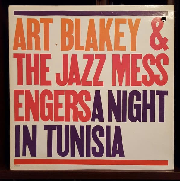 Art Blakey & The Jazz Messengers – A Night In Tunisia vinyl cover art