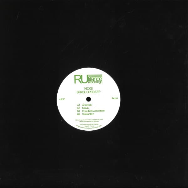 Kicks – House - Space Opera Ep vinyl cover art