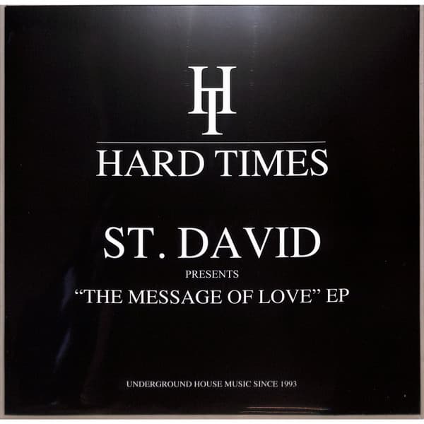 St. David – House - Message Of Love Ep vinyl cover art