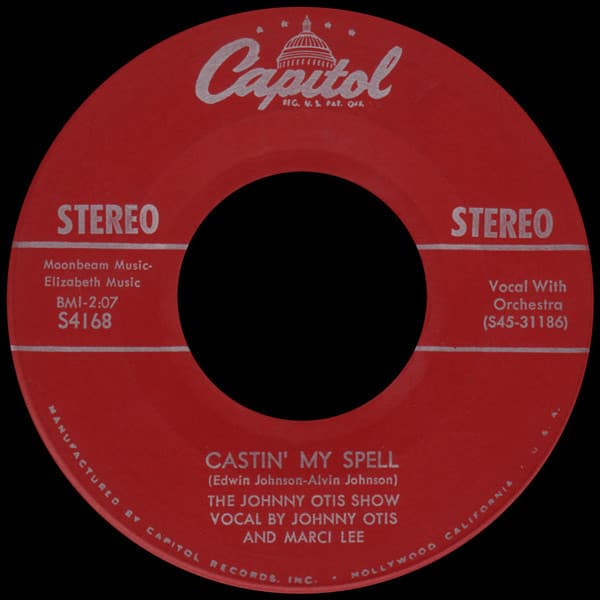 The Johnny Otis Show – Castin' My Spell vinyl cover art