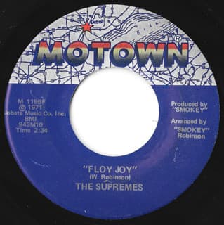 The Supremes – Floy Joy vinyl cover art
