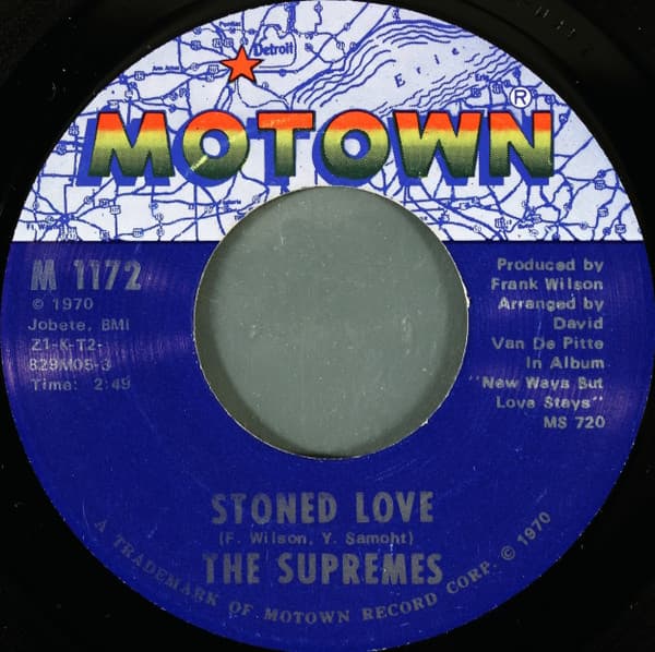 The Supremes – Stoned Love vinyl cover art