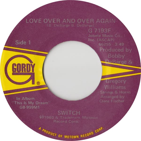 Switch (6) – Love Over And Over Again vinyl cover art