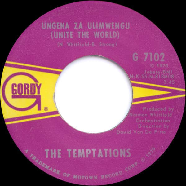 The Temptations – Hum Along And Dance vinyl cover art