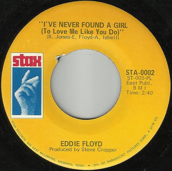 Eddie Floyd – I'M Just The Kind Of Fool vinyl cover art