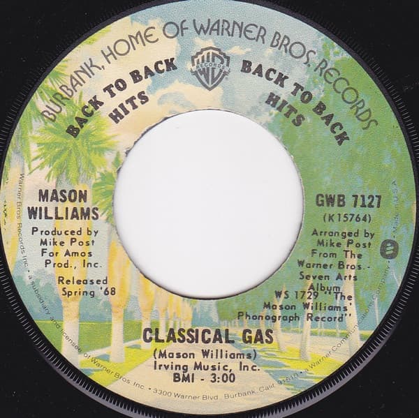 Mason Williams – Baroque-A-Nova vinyl cover art