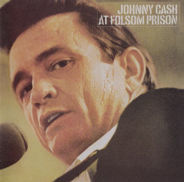 Johnny Cash – At Folsom Prison vinyl cover art