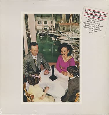 Led Zeppelin – Presence vinyl cover art