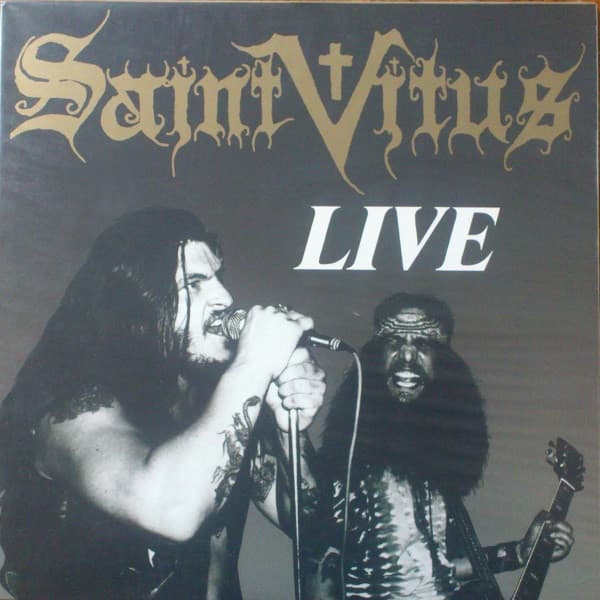 Saint Vitus – Live vinyl cover art