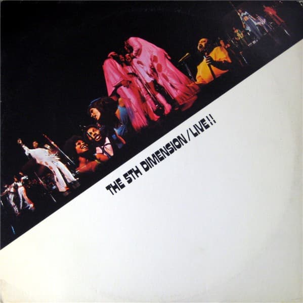 The Fifth Dimension – Live!! vinyl cover art