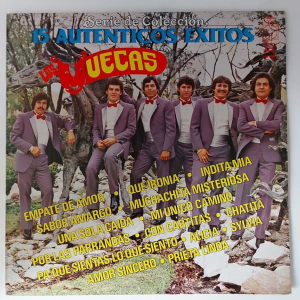 Los Muecas – 15 Autenticos Exitos vinyl cover art