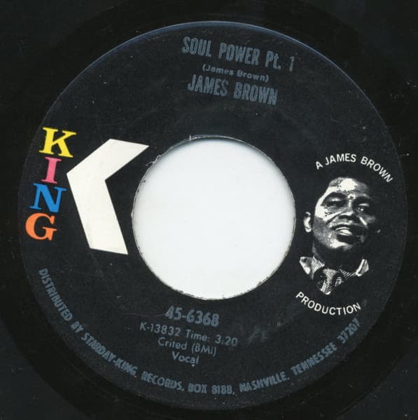 James Brown – Soul Power vinyl cover art