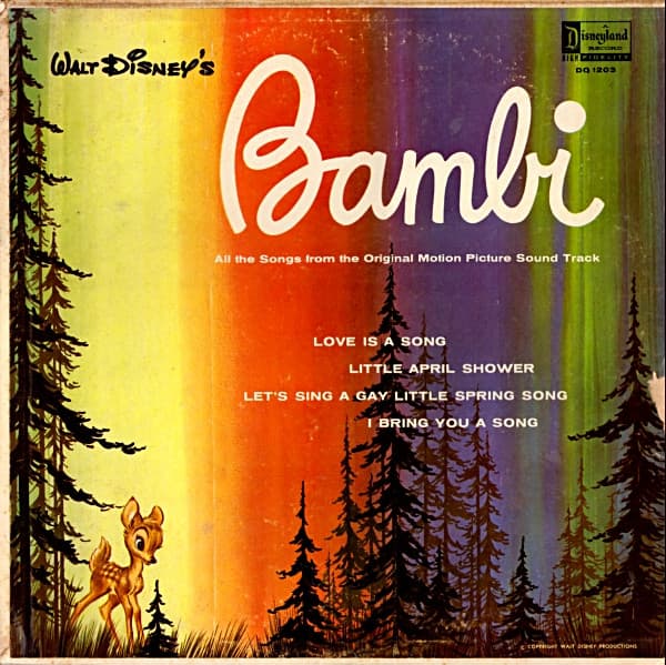 Walt Disney Studio Orchestra – Bambi vinyl cover art