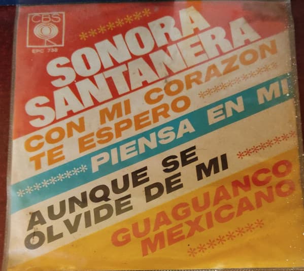 Sonora Santanera – Con Mi Corazon Te Espero vinyl cover art