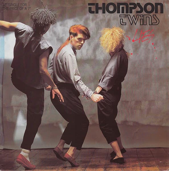 Thompson Twins – Lies vinyl cover art