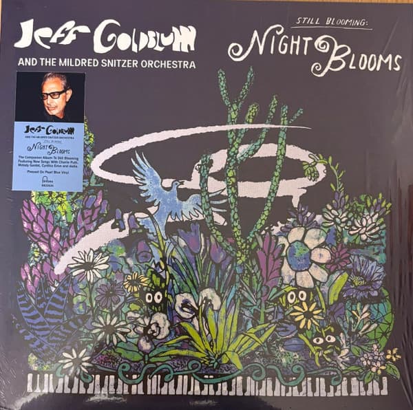 The Mildred Snitzer Orchestra Jeff Goldblum – Still Blooming: Night Blooms vinyl cover art