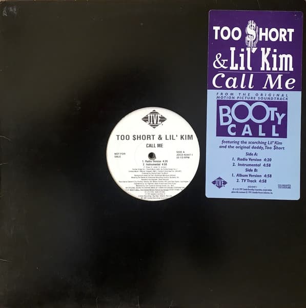 Lil' Kim Too Short – Call Me vinyl cover art