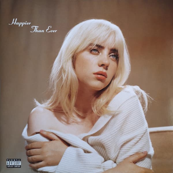 Billie Eilish – Happier Than Ever vinyl cover art