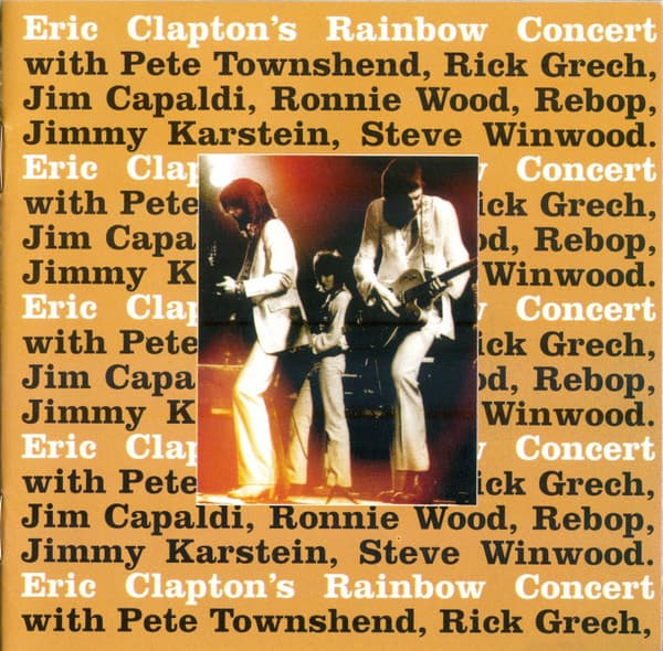 Eric Clapton – Eric Clapton'S Rainbow Concert vinyl cover art