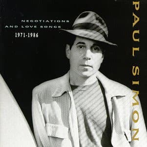 Paul Simon – Negotiations And Love Songs (1971-1986) vinyl cover art